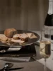 Modern Light Luxury Mirror Stainless Steel Household High Interwoven Fruit Tray Biscuit Pastry Heart Cake Pan 6
