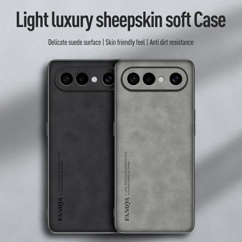 Leather Shockproof Phone Case - Skin-Friendly Protective Cover