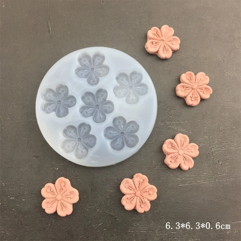 Flower Daisy Silicone Sugarcraft Mold for Cupcake Fondant, Resin, Candy, Chocolate, and... - SKU FSSM2047 - UGI Packaging