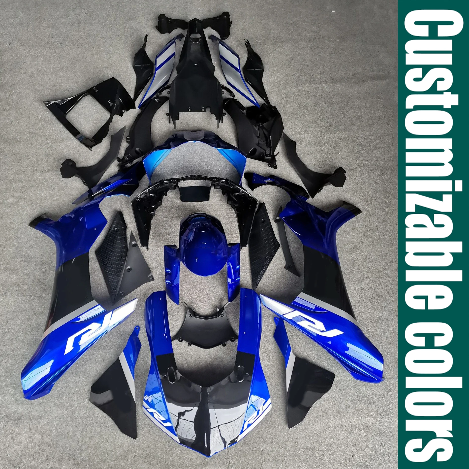 

Fit For YAMAHA YZF R1 2015 - 2019 Full Fairing Bodywork Kit Set Motorcycle Accessories YZFR1 2016 2017 2018