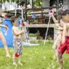 15PCS Reusable Sponge Water Balls Colorful  Adult Kids Sponge Water Bomb Splash Balloons Swimming Pool Summer Water Toy Games 4