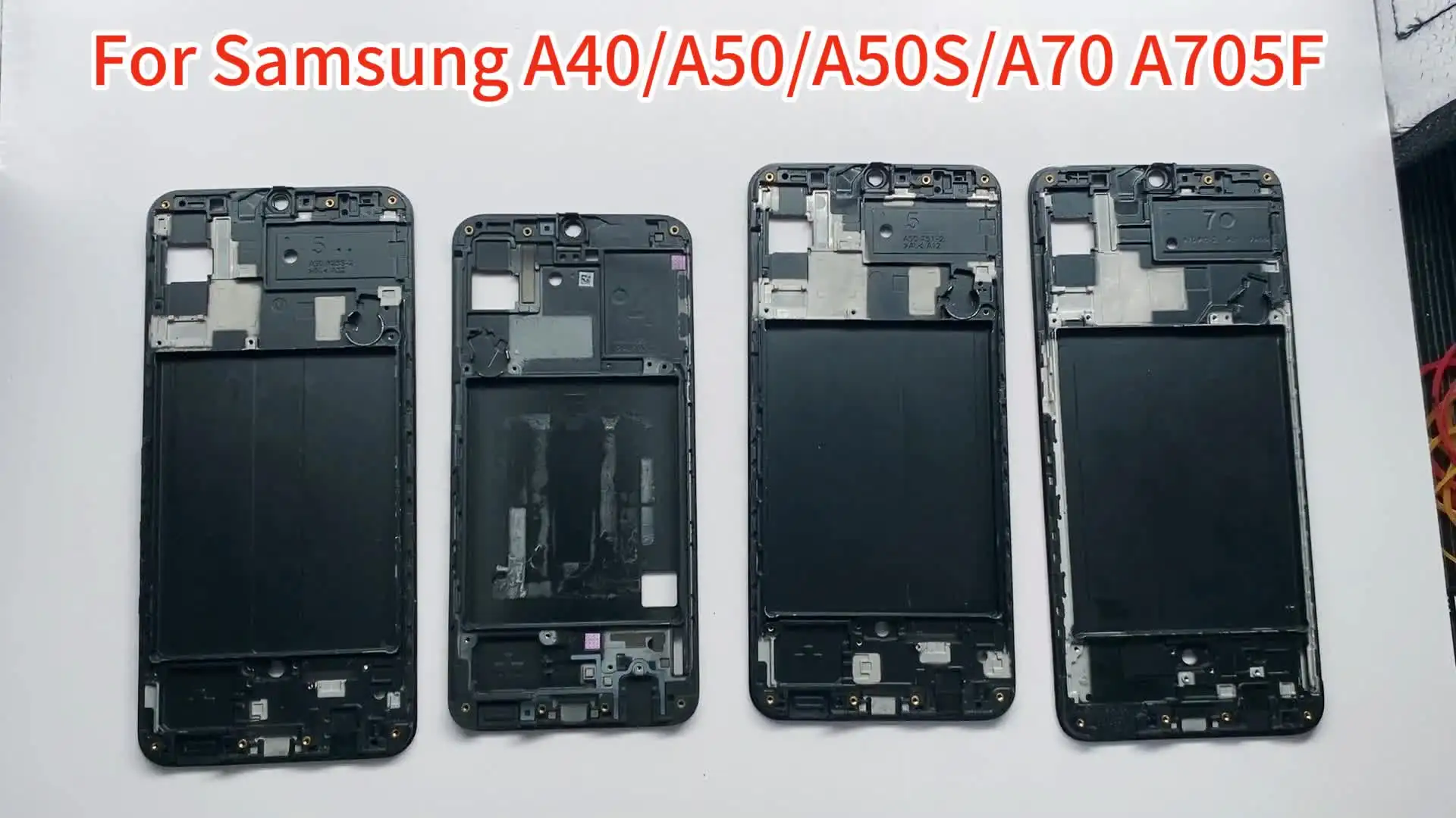 Корпус Передняя средняя рамка Крышка для Samsung A71 A10 A51 A20 A31 A30 A21S A50 A11 A70 передний