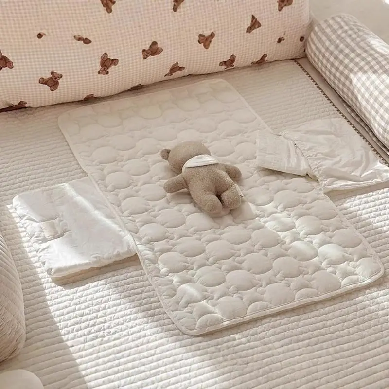 Baby Portable Changing Pad Diaper Changer Mat Ensuring Comfort Hygiene During Trip Visits