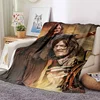 Drama The Walking Dead Series Soft Throw Blanket Zombie Movie Printed Bedspread Sofa  Couch Camping Cover Home Decor 2