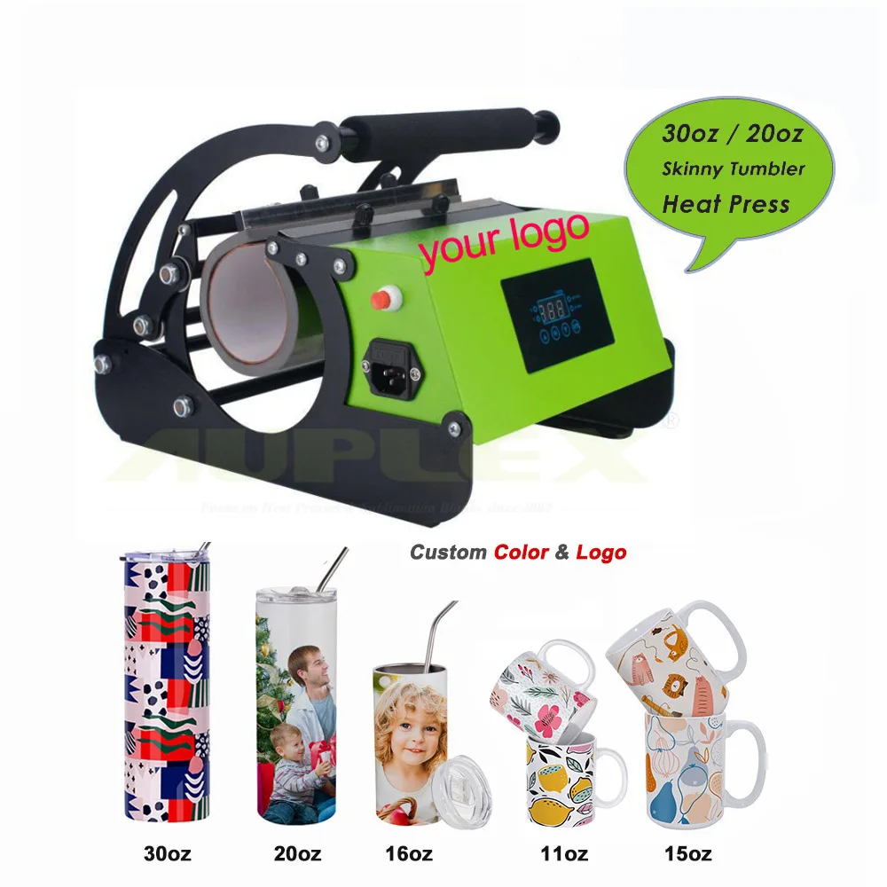 

10 12 20 30 Oz Automatic Mini Portable Sublimation Mug Cup Heat Press Printing Transfer Tumbler Machines