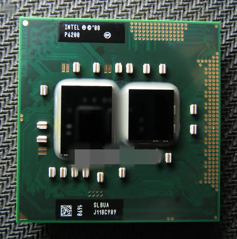 

Двухъядерный процессор Intel Pentium P6200 SLBUA, 2,1 ГГц, 3 Мб, 35 Вт, Разъем G1 / rPGA988A