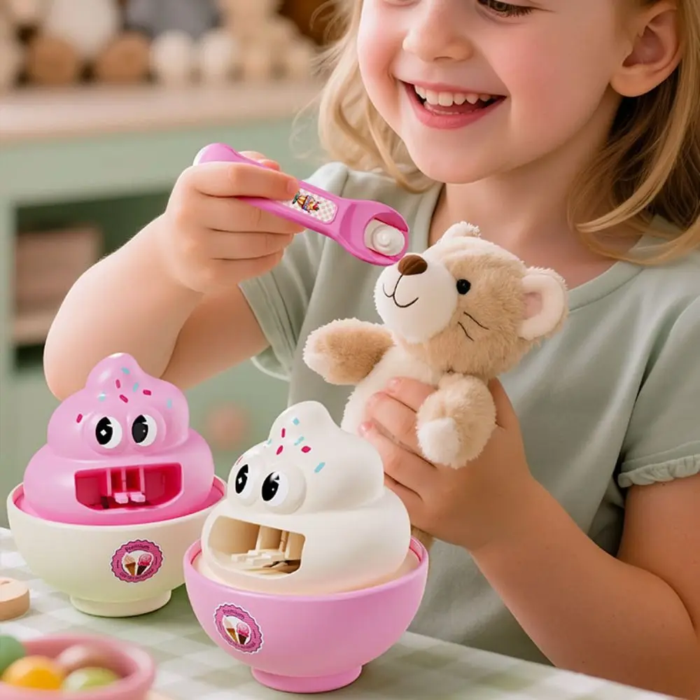 Novelty Food Feeding Ice cream Pudding Set Feeding Role Play Simulation Ice cream Pudding Japanese 3D Play House Toys Gift