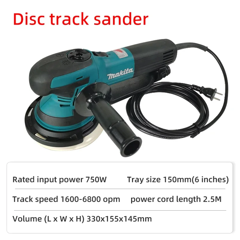 

Наждачная бумага Makita 6050J, Настольная 6-дюймовая круглая электрическая шлифовальная машина для шлифовки и полировки стен, Деревообрабатывающие инструменты