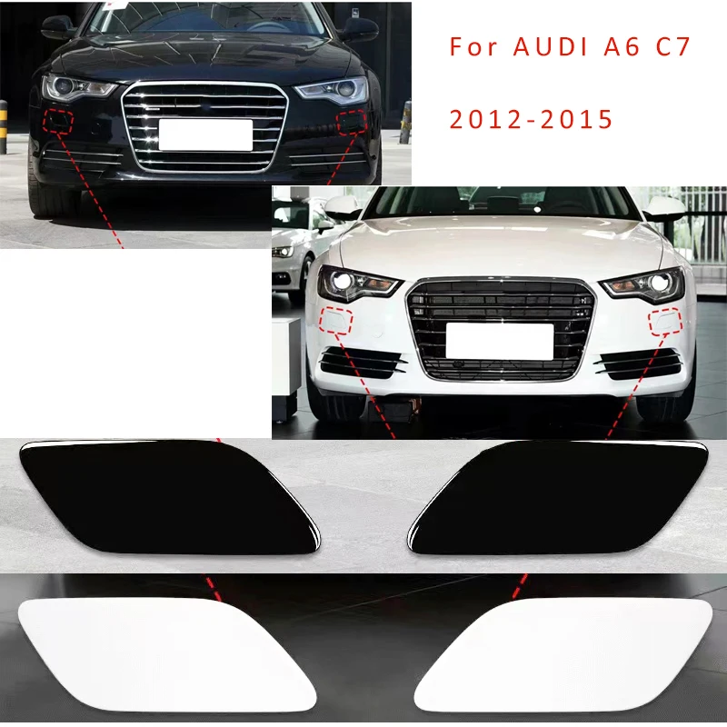 

Auto Left Right Front Bumper Headlight Washer Cover Cap for AUDI A6 C7 2012 2013 2014 2015 4G0955275 4G0955276