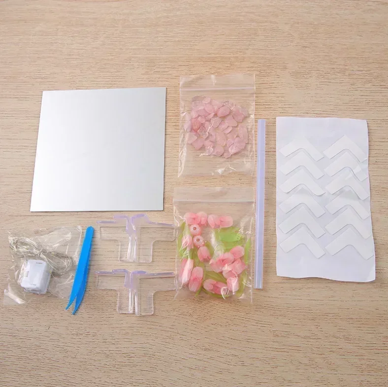 Creative DIY Cube Tulip Night Light Kit – Handmade Home Decor & Lamp; Festive Atmosphere Lamp Se77f72d124554382bce27e1df6db6a54w