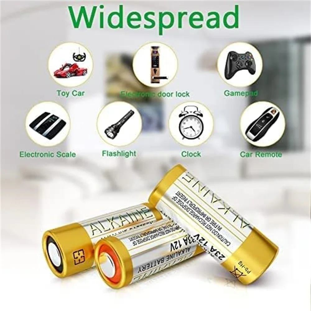 A23 23A 12V Alkaline Battery 5-100PCS A23 23A 12V Alkaline Battery 23GA A23S E23A EL12 MN21 V23GA GP23A MS21 LRV08 for Doorbell Remote Control Electric Toy