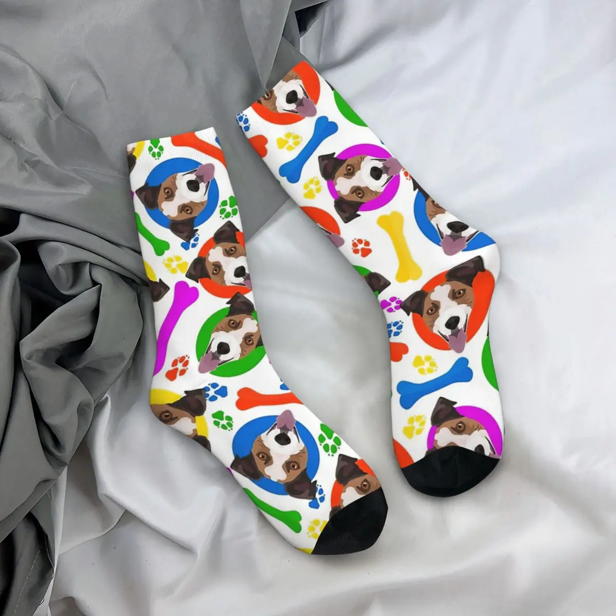 Рисунок 3 - Носки для взрослых с рисунком собаки ротвейлера