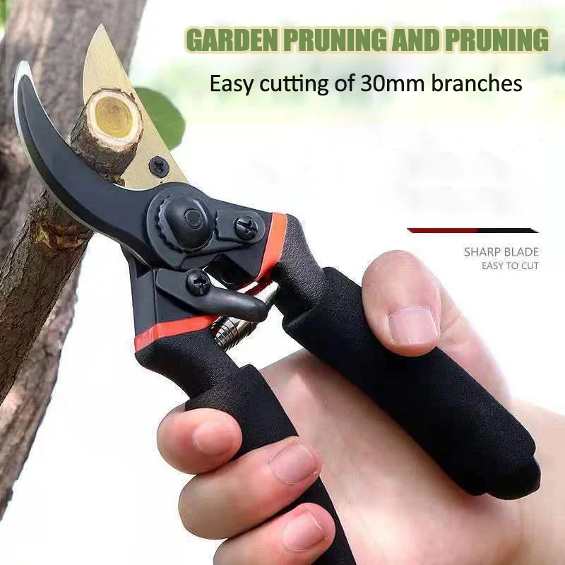 Professional Pruning Shears Hand Pruners Garden Clippers Soft Grip Handle Multifunctional Gardening Scissors garden scissors pruning shears garden tools garden pruner