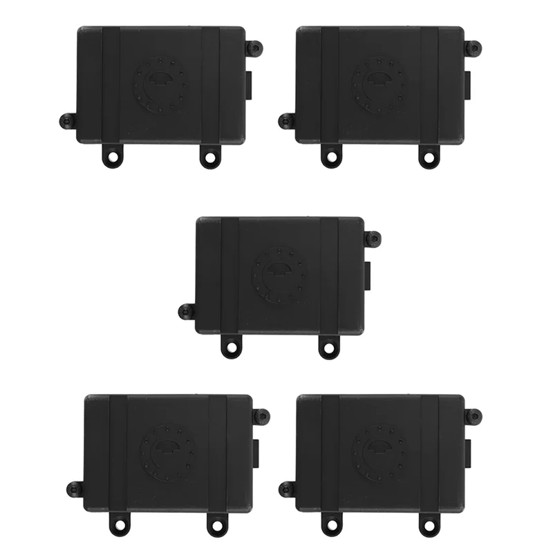 

5X Receiver Box Rc Car Radio Box Decoration Tool Plastic for 1/10 Rc Rock Crawler Car Axial Scx10 Rc4Wd D90 D110 D130