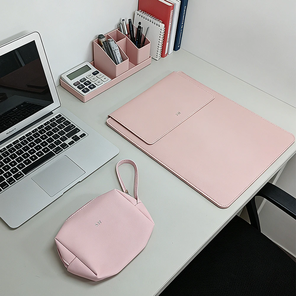 Business-Laptop-Hülle mit Ständer für 13-15 Zoll Geräte, Luxuriöse Wasserdichte Schutztasche, Modische Mini-Aufbewahrungstasche – Detail 3