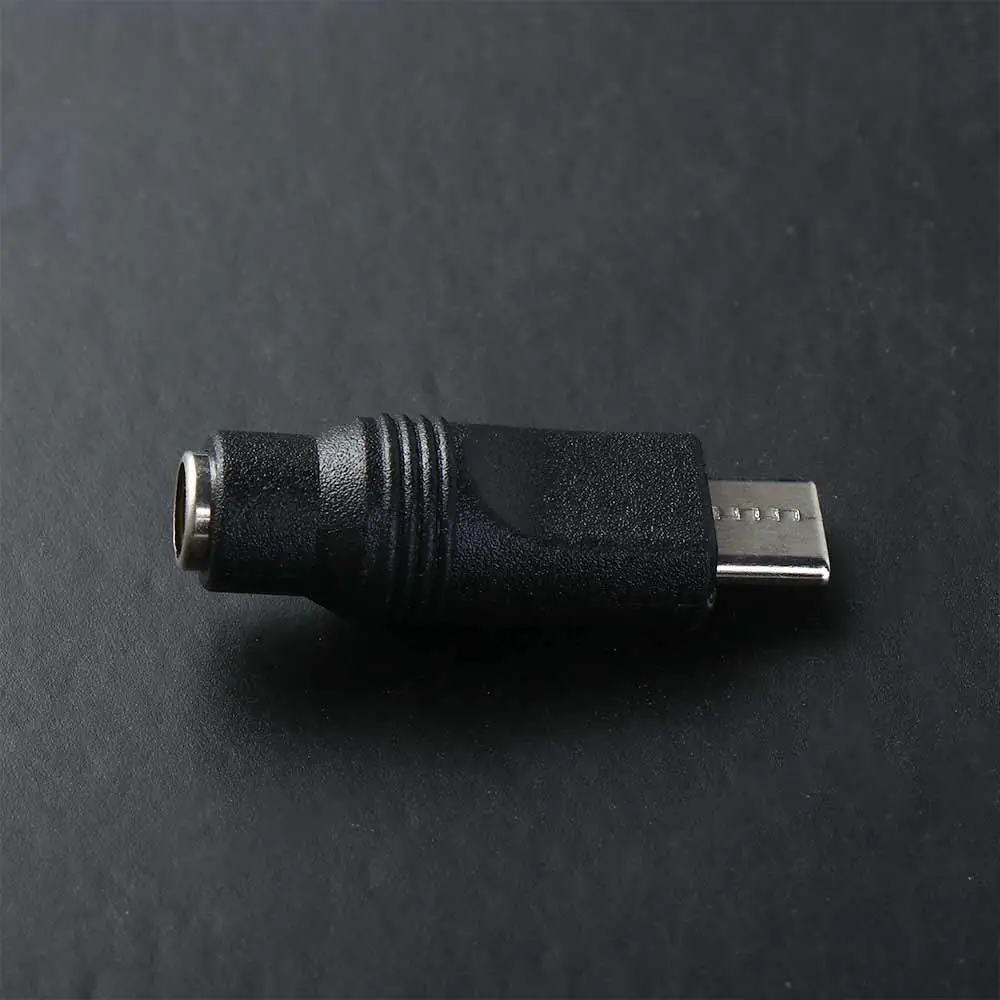 Plug Adapter 1PC DC Power Adapter Converter 5.5x2.1mm Female Jack to USB Type C Male Connector