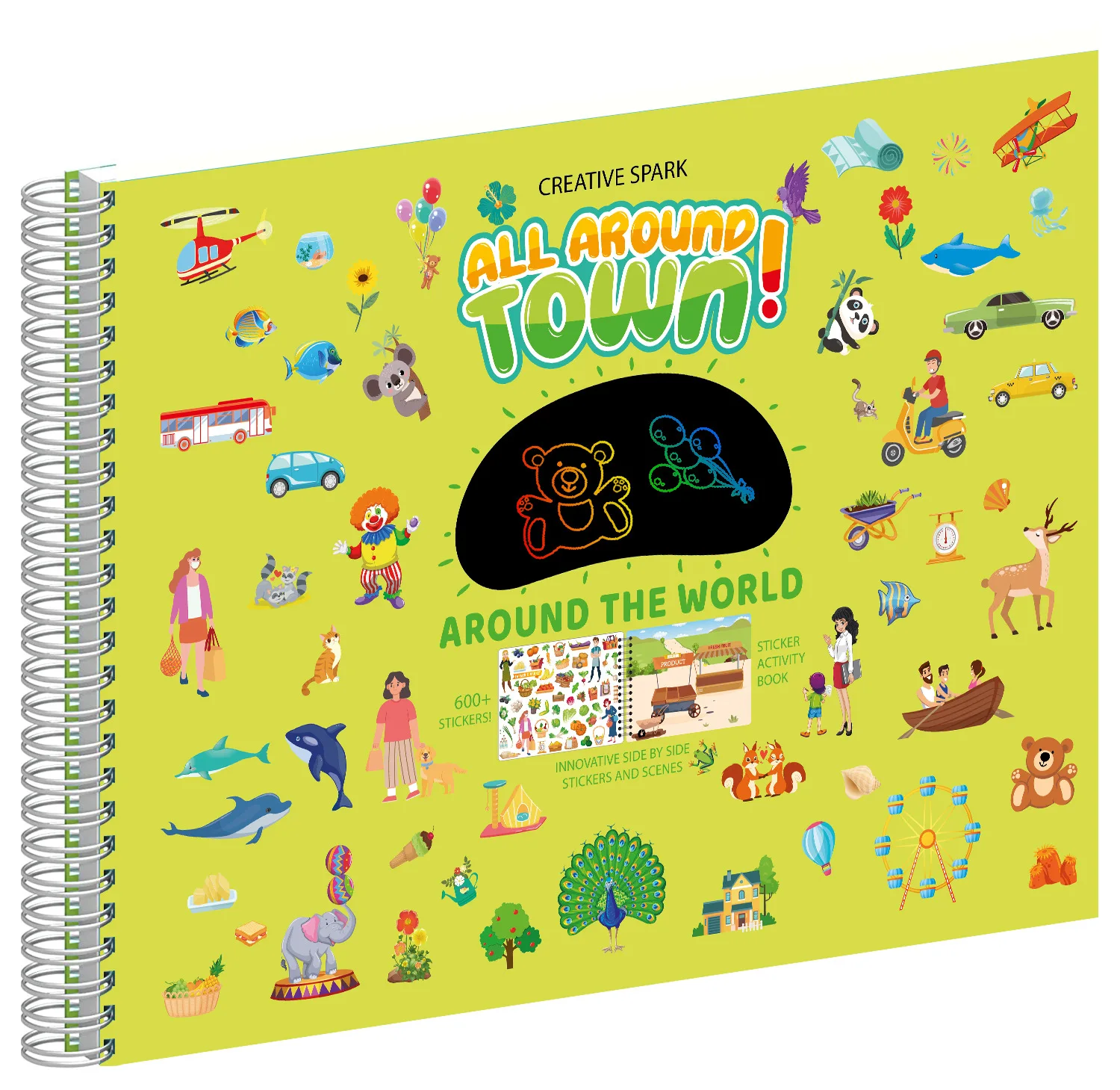 new-children's-educational-early-education-sticker-book-parent-child-interactive-toy-book-gift-for-children-card-books