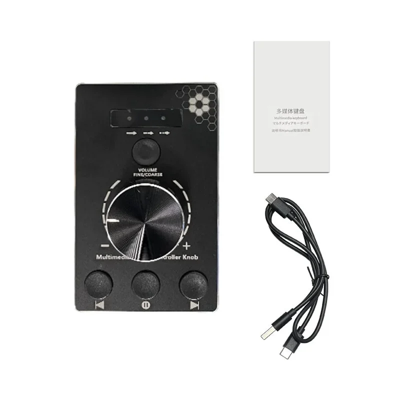 Volume Controller Multimedia Pc Computer Speaker Volume Controller Knob with One-Click Mute Function and 3 Control Modes