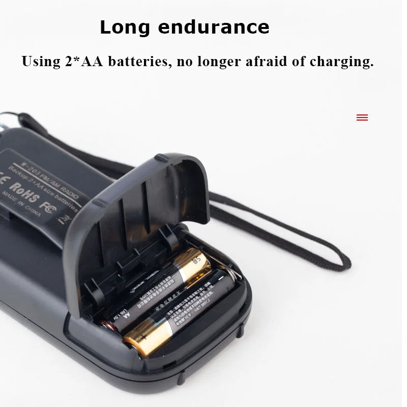 Mini Portable Radio Pocket FM/AM/SW DSP Radio Receiver Built-in Speaker with LCD Backlight Display Alarm Clock Support Timed off