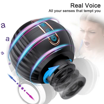 Automatic Rotating Thrusting Male Masturbators Blowjob Pocket Pusssy Silicone Vagina Adult Goods Sex Toys for Men Mastubator Cup 4