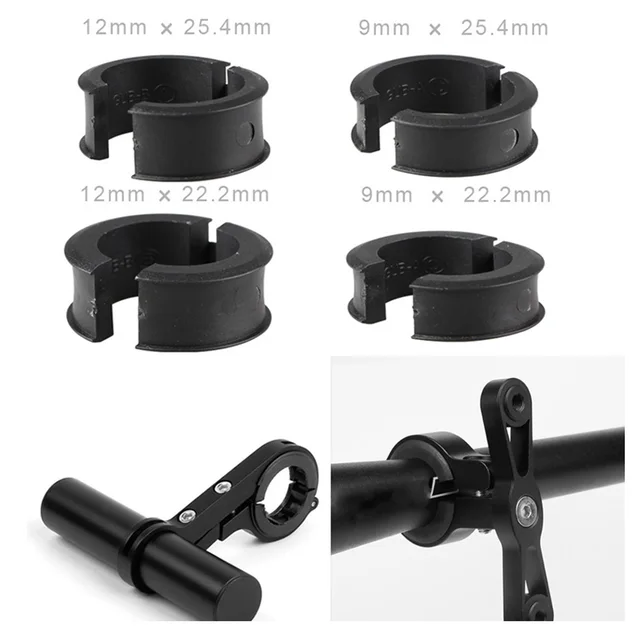 thumbnail image 2 of 2 Pair Bike Handlebar Shim 25.4 To 31.8mm Shims Bicycle Handlebar Stem Shim Size Reducer Sleeve Spacer Red 2 of 13