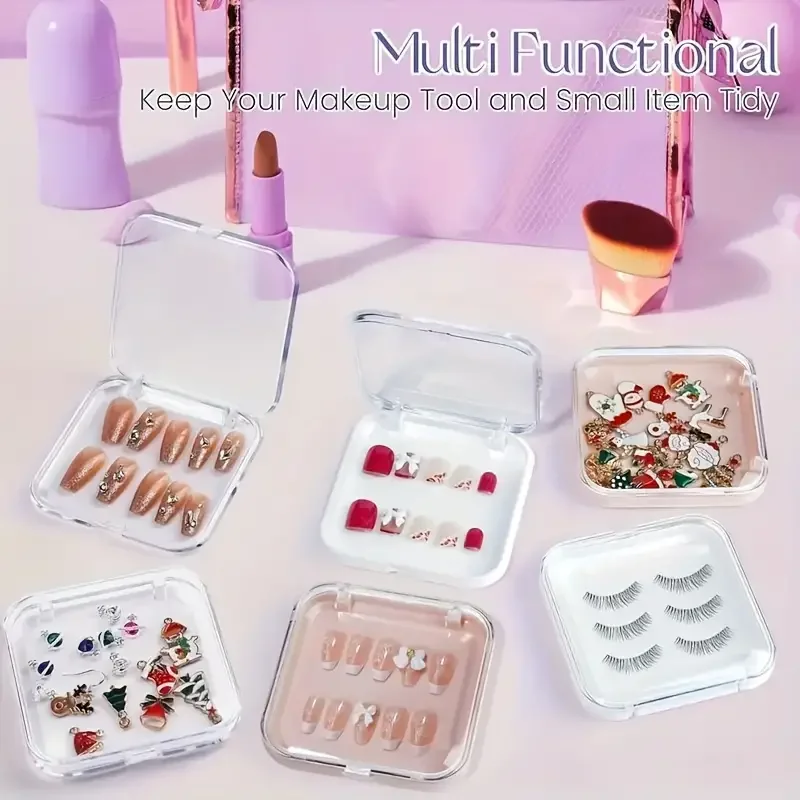 Nagelbox-Organizer – 8 Transparente Boxen Zum Sortieren Von Nagelzubehör, Schmuck & Kleinkram