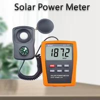Vici LX107 Solar Power Meter Optical Solar Research Glass Light Intensity Data Peak Hold BTU Light Radiation Tester Compass 2