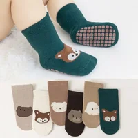 Children Baby Leg Warmer Long Socks Kids Spring Autumn Clothing Boy Girls Toddler Cartoon Mid Calf Socks Non-slip Shoes 1