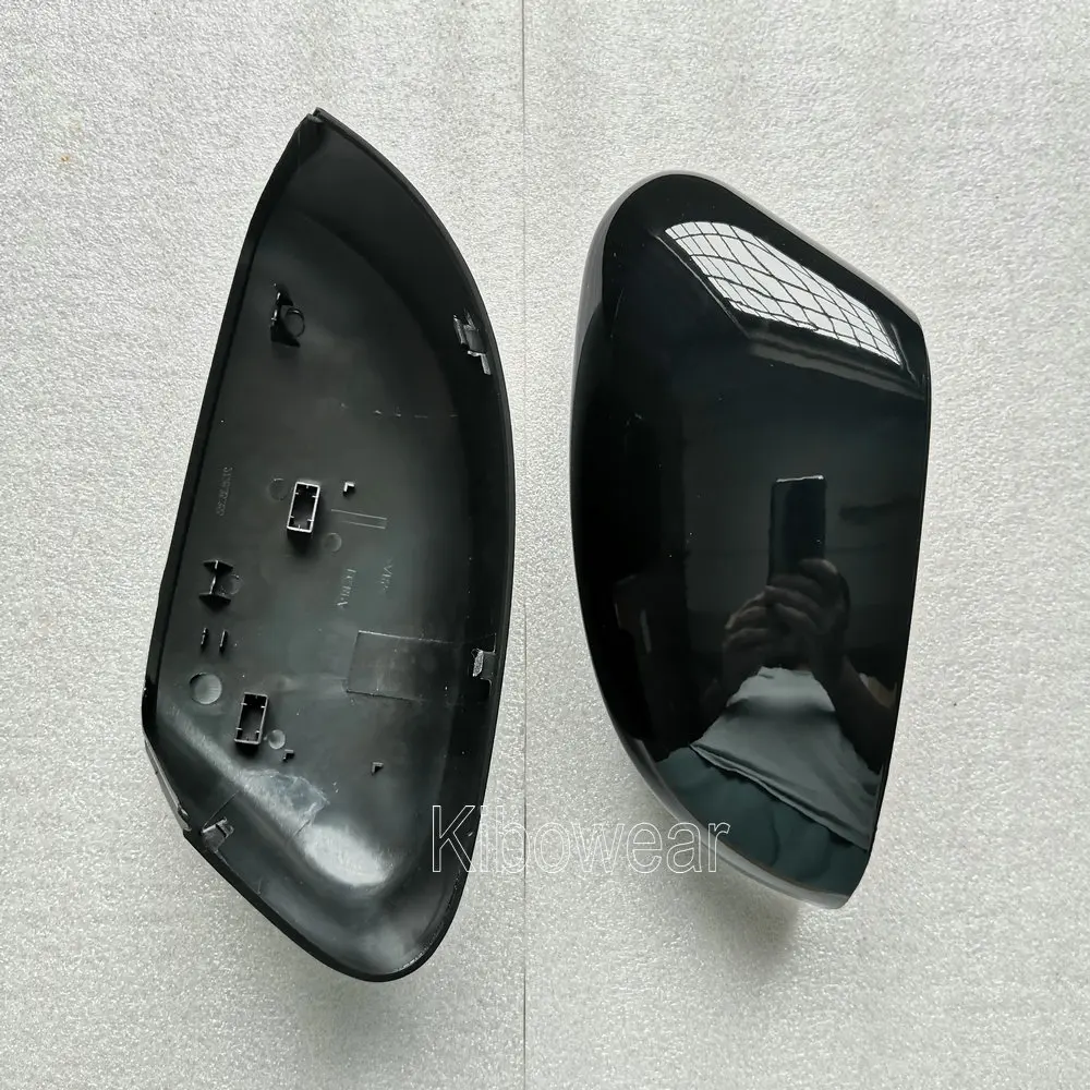 Seitenspiegelkappen für Ford Focus II III MK3 MK2 2009 2010 2011 2012 2013 2014 2015 2016 2017 (glänzend schwarz) ersetzen_voghion.com