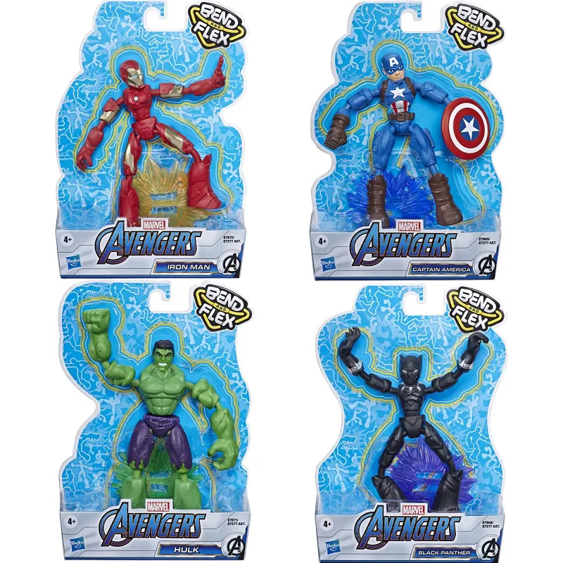 Hasbro Avengers Marvel Bend And Flex Action Figure Toy 6inch Flexible