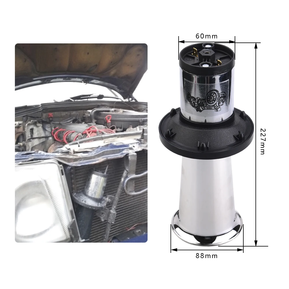 Car Air Horn 12V Vintage Classical Style 115dB For Ford Model T Motorbike