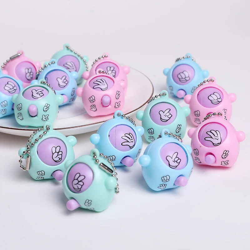 12Pcs Fun Guessing Egg Game with Keychain Kids Birthday Party Favors Pinata Fillers Toys Christmas Gift Wedding Guests Gifts