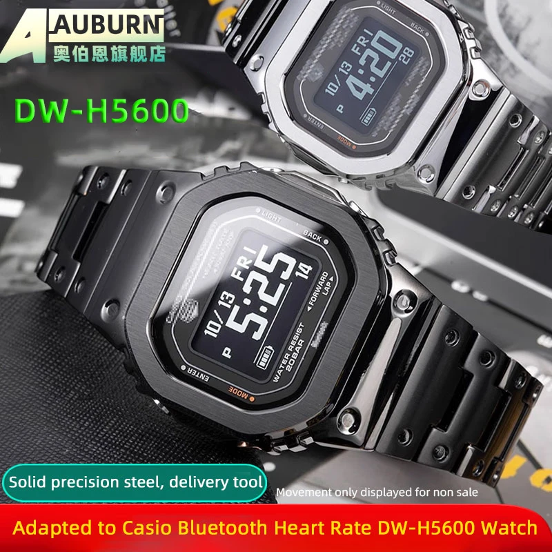 

MOD kit DW H5600 metal case+strap suitable for Casio 3516 DW-H5600 strap H5600 steel case metal strap for men H5600 accessories