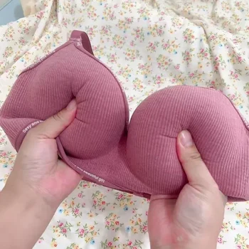 8cm Extreme Push Up Bra for Small Chest AA-A-B Cup Ultra Thick Padding Wireless Bra for Max Lift Deep Plunge Seamless Lingerie 1