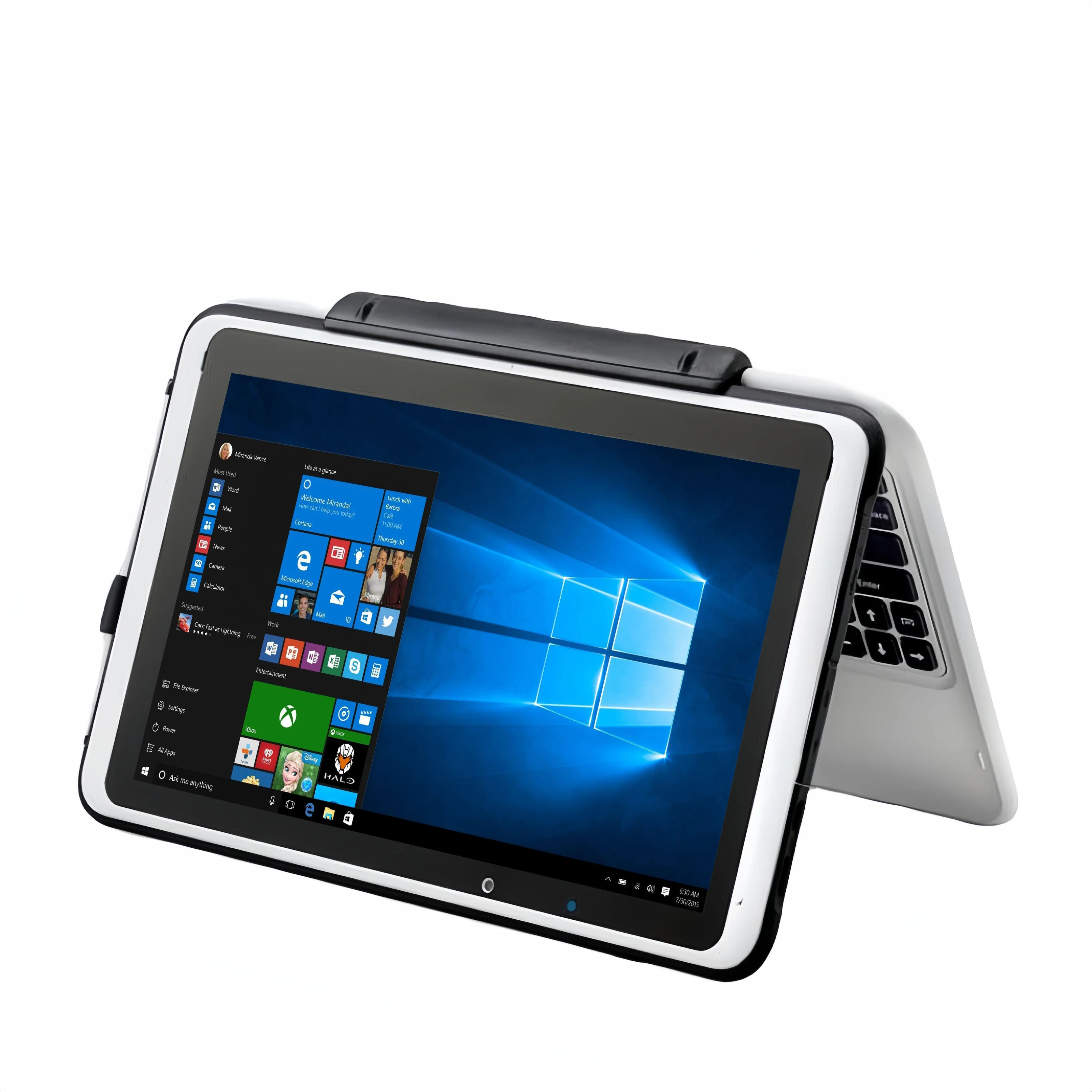 64 Bit 10.1 '' Windows 10 PC With Keyboard 2GBRAM 32G ROM C2 Gift Passive Pen X5- Z8350 CPU Tablet Dual Camera WIFI Quad Core 2