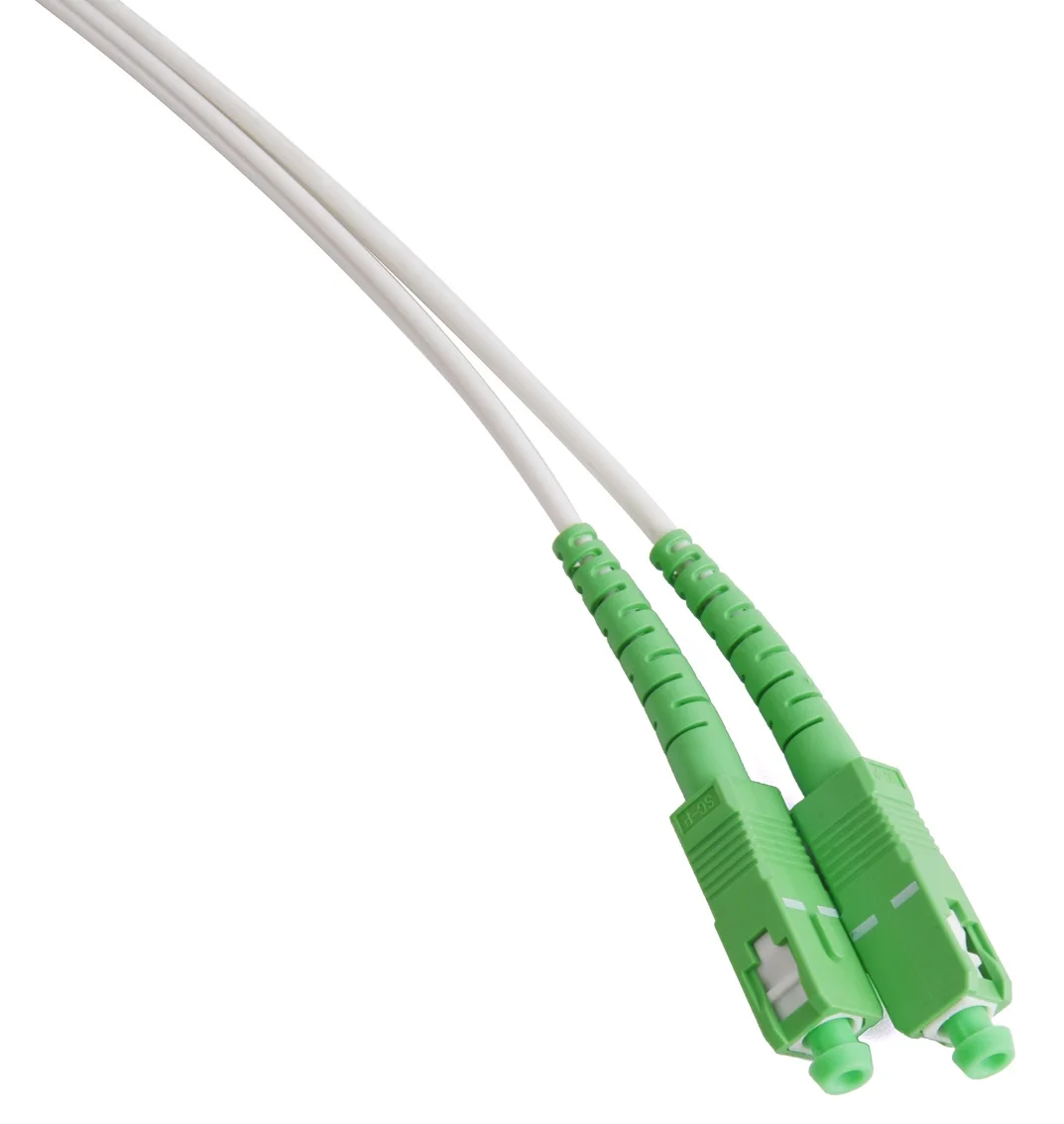SCAPC G657A1 Indoor Single Mode Fiber Patch Cord FTTH Drop Cable With Steel Wire Black LSZH Jacket 100M fiber optic cable