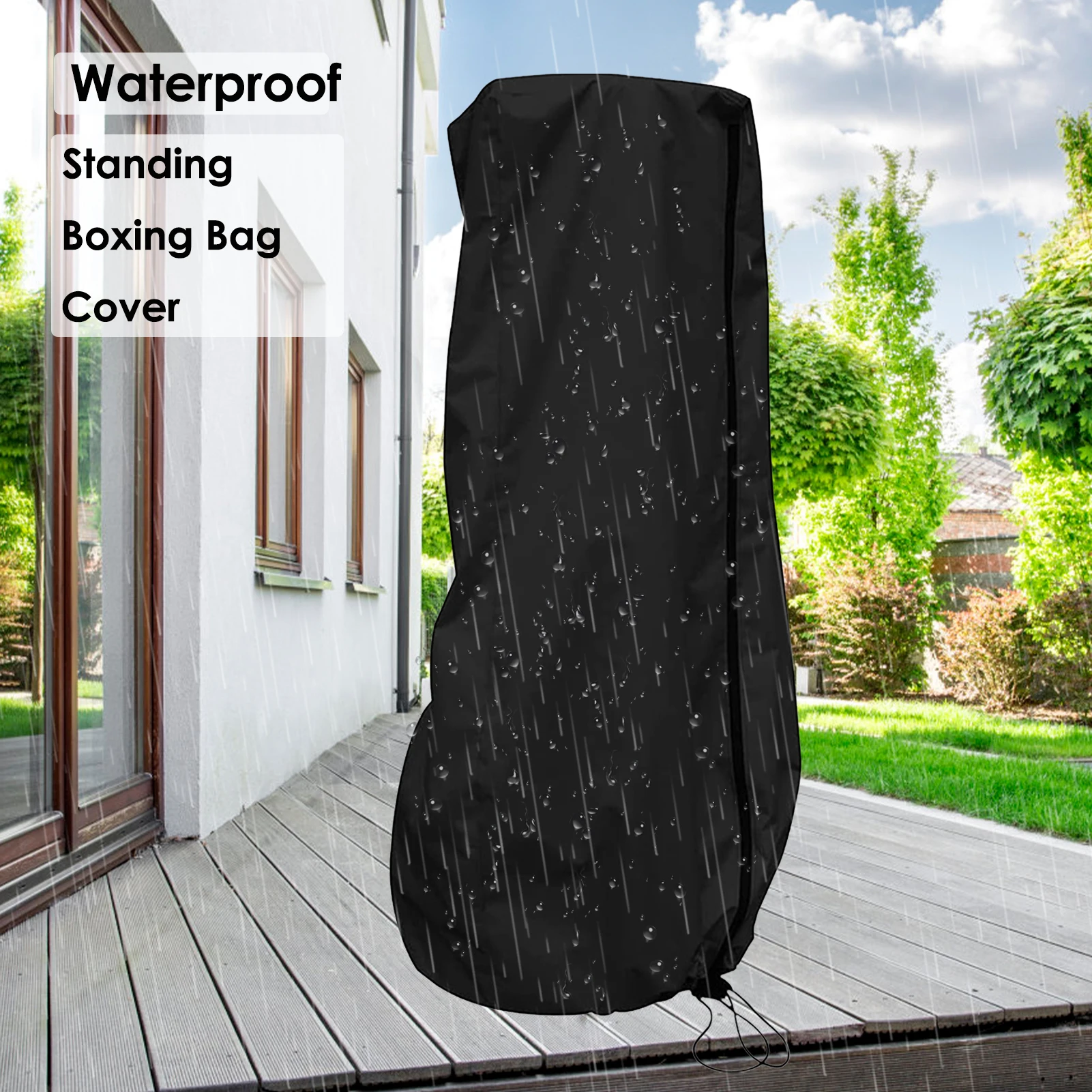 Standing Kickboxing Bag Cover Sun Protection Dust Cover Waterproof Outdoor Heavy Boxing Bag for Freestanding Heavy boxing punching bag