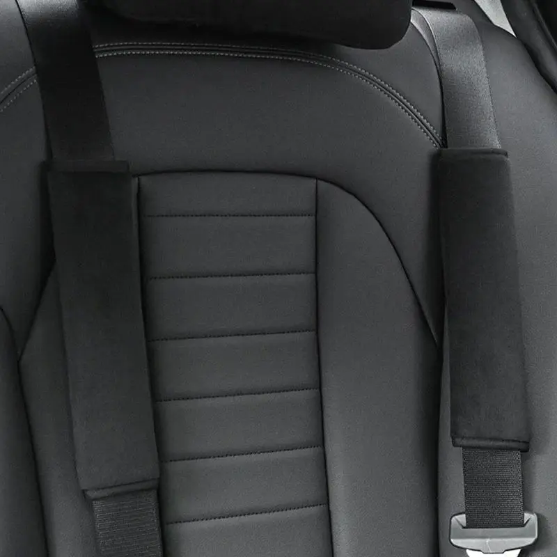 

1 Or 2 pcs Plush Strap Shoulder Protector Car Seat Belt Shoulder Protector Cushion Seat Belt Cover Pad Auto Interior Accessories