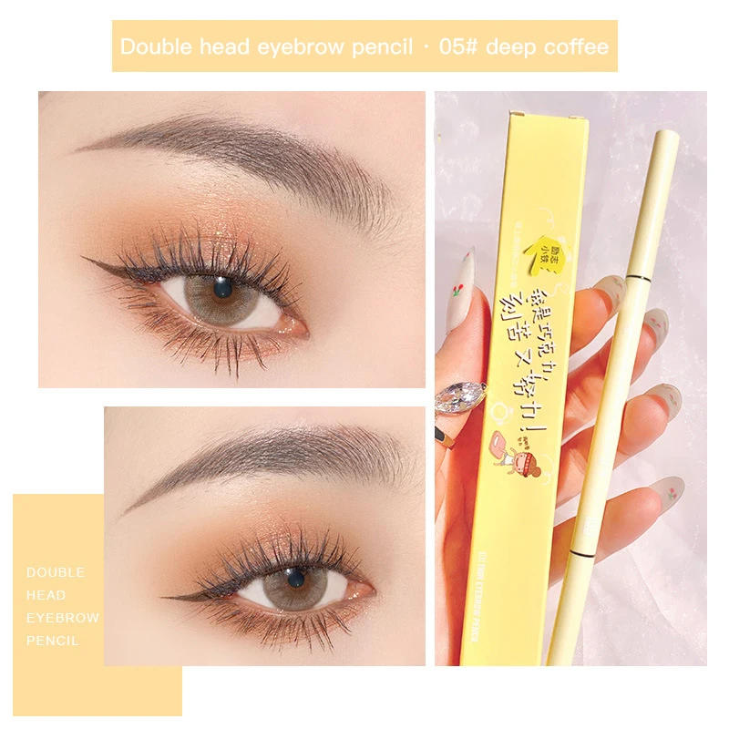 

Eyebrow Pencil Convenient Brush Included Versatile Easy To Blend Long Lasting Makeup Must-have Improved Formula Waterproof Cute