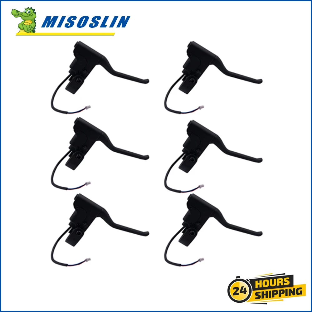 

6 PCS Brake Handle Lever With Line Cut Off High Quality Aluminium Alloy For Xiaomi M365 PRO Electric Scooter Braking Accessories