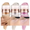 3 Color Highlighter Powder Body Glitter Powder Shimmer Contour Blush Sparkling Makeup for Face Eye Body Highligh Makeup 2
