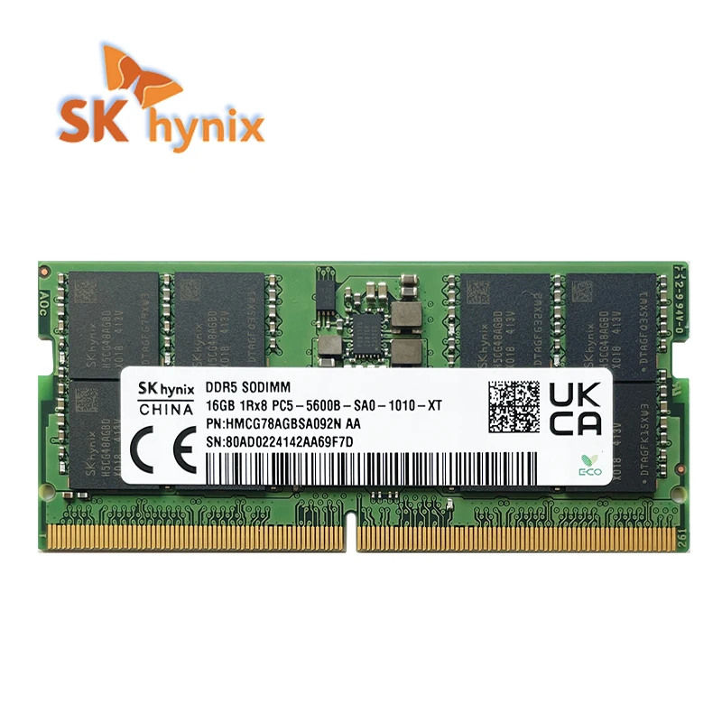 SK hynix DDR5 16GB 32GB 5600MHz RAM 1Rx8 PC5 - 5600B Laptopk
