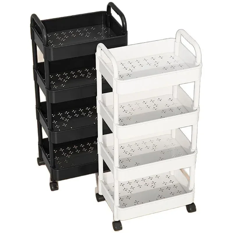 Se7815c879f4f47b48401b8764b7f6c39n küchexyz.de Best Price | Fast Delivery |Quality Product Kitchen Multi-functional Storage Rack, Mobile Trolley, Floor-standing Multi-layer Storage Rack, Snacks, Fruits and Vegetables