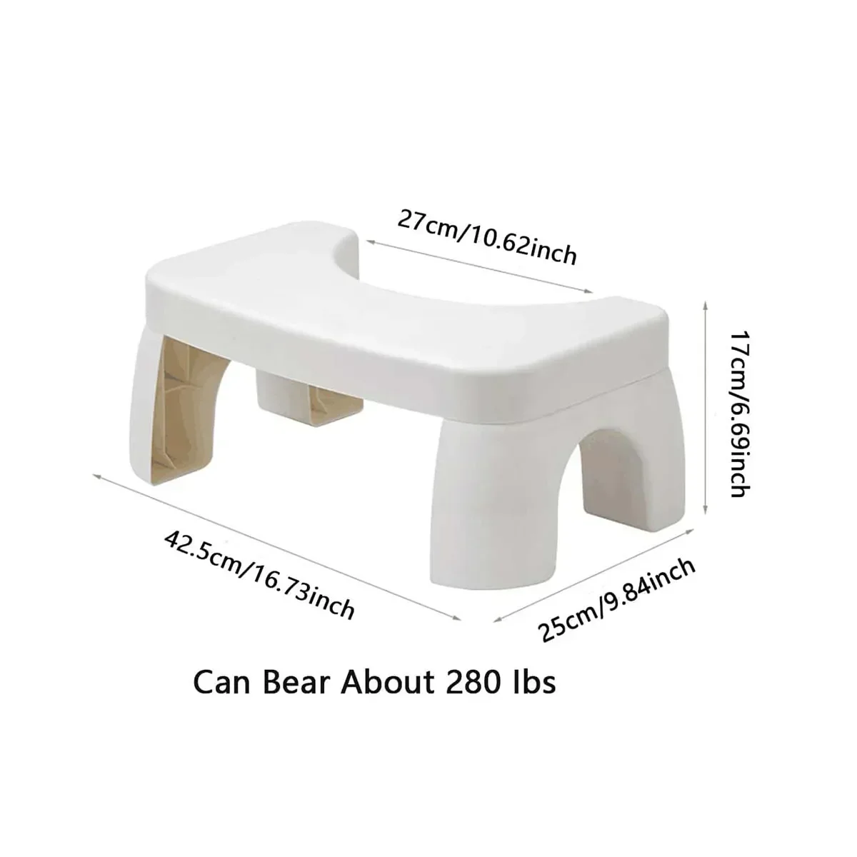 Toilet Stool Footstool Non-slip