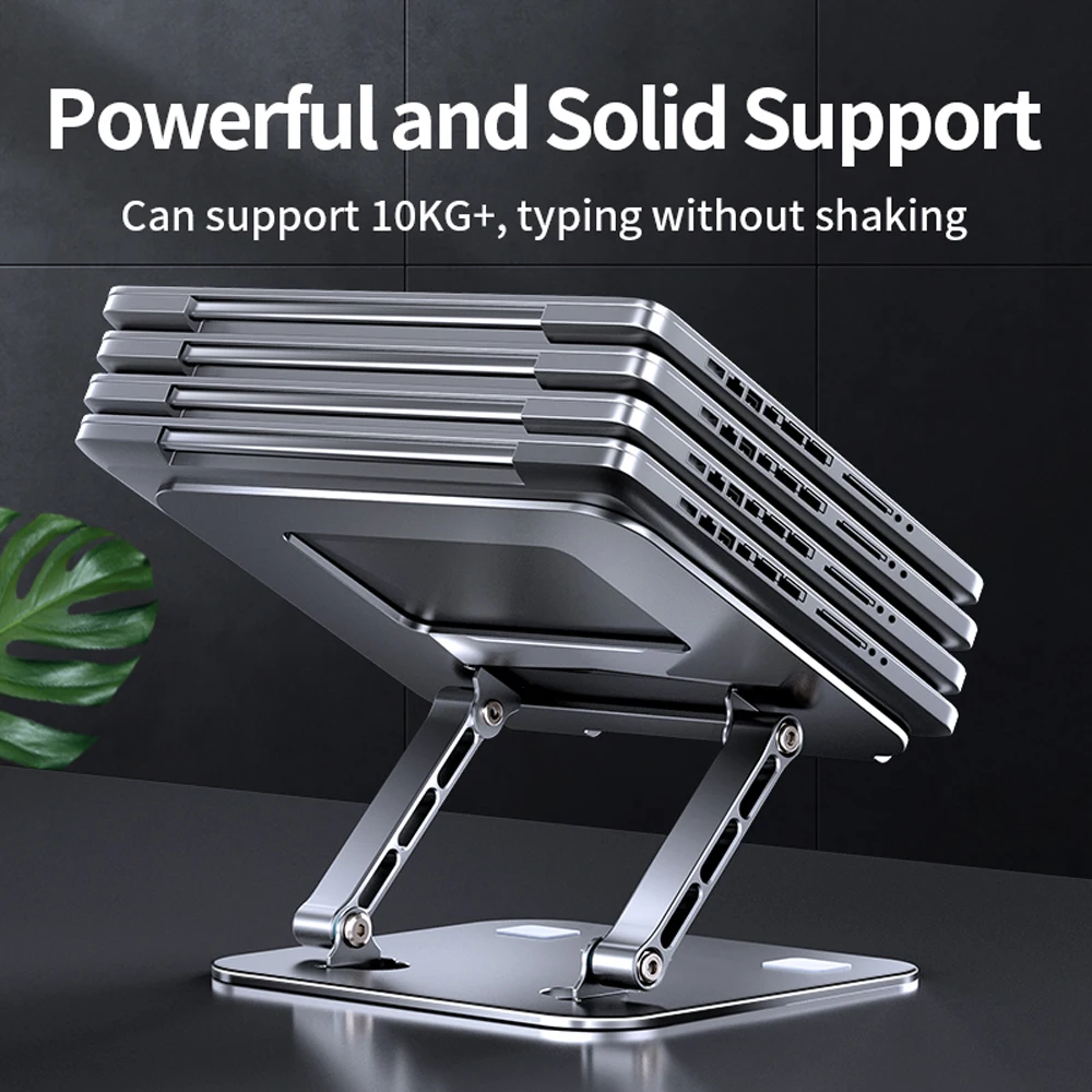 Suporte de Mesa Ajustável para Laptop Suporte Ergonômico Compatível com 1017 Computador Notebook pc - Imagem 6