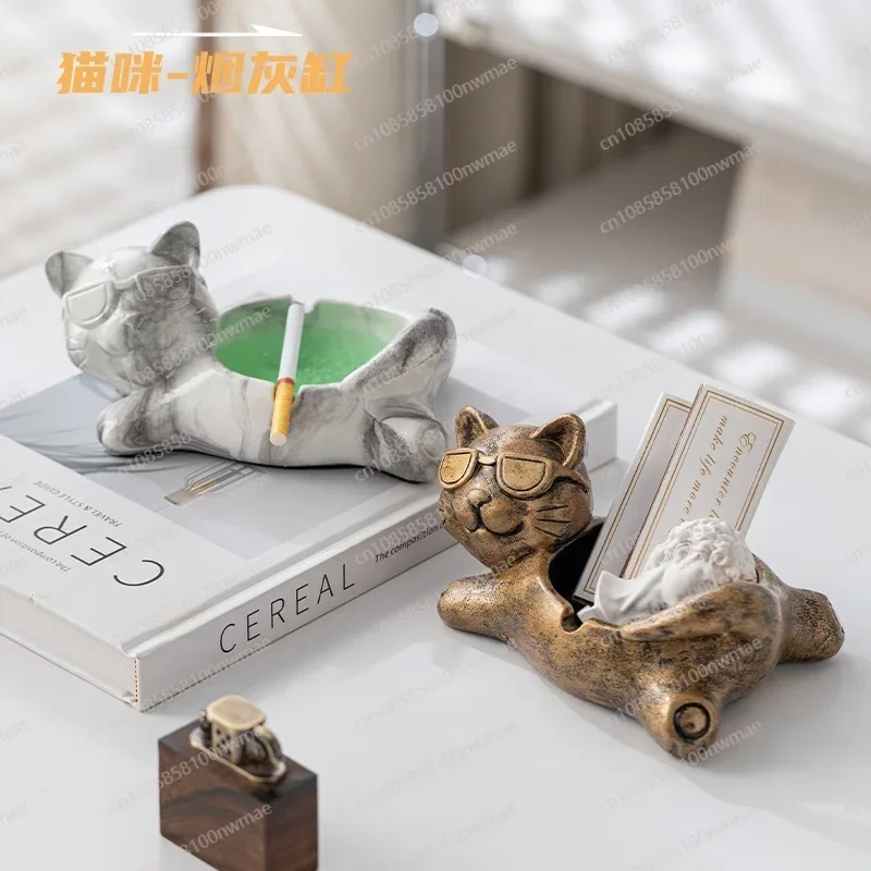 새로운 창의적인 디자인의 재떨이, 거실을 위한 고급스러운 감각의 인테리어, 홈 트렌드 고급 장식품