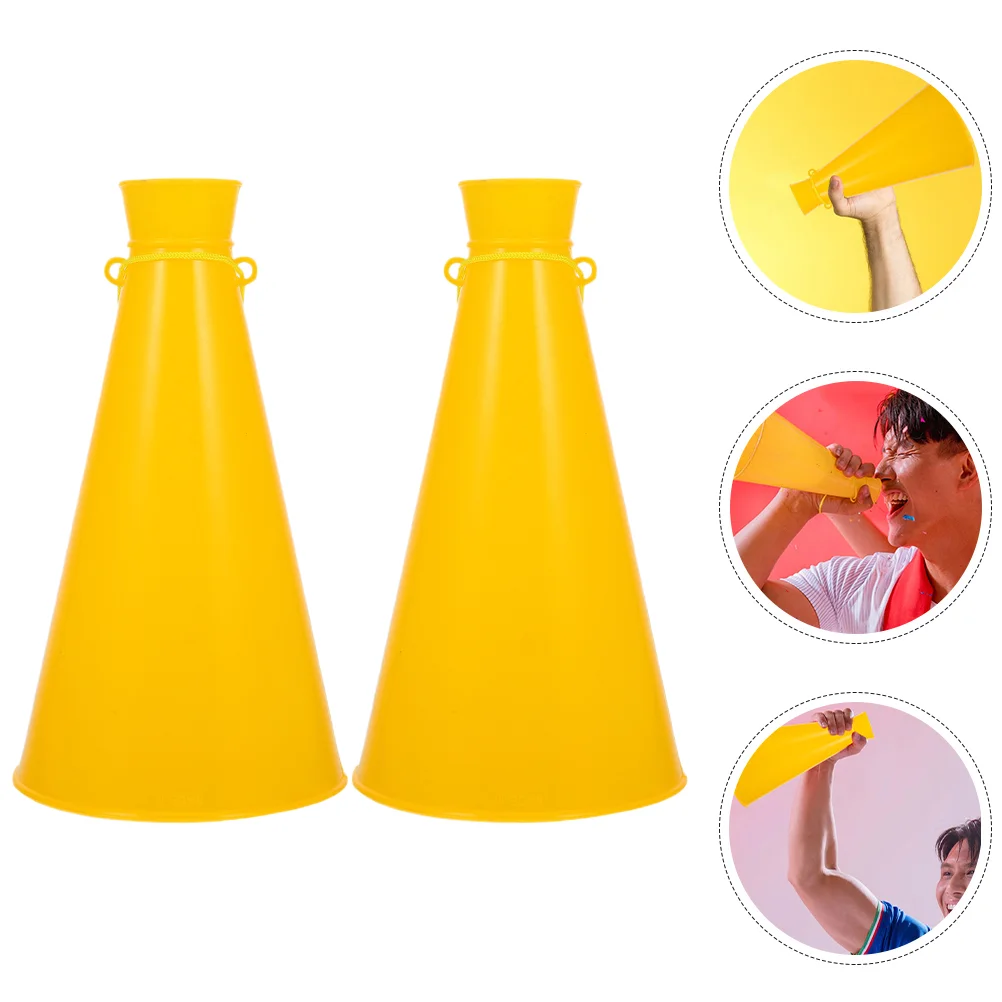 

2 Pcs Mini Speaker Cheering Microphone Game Toys Megaphones for Party Horn Prop Noise Makers Playthings Toddler