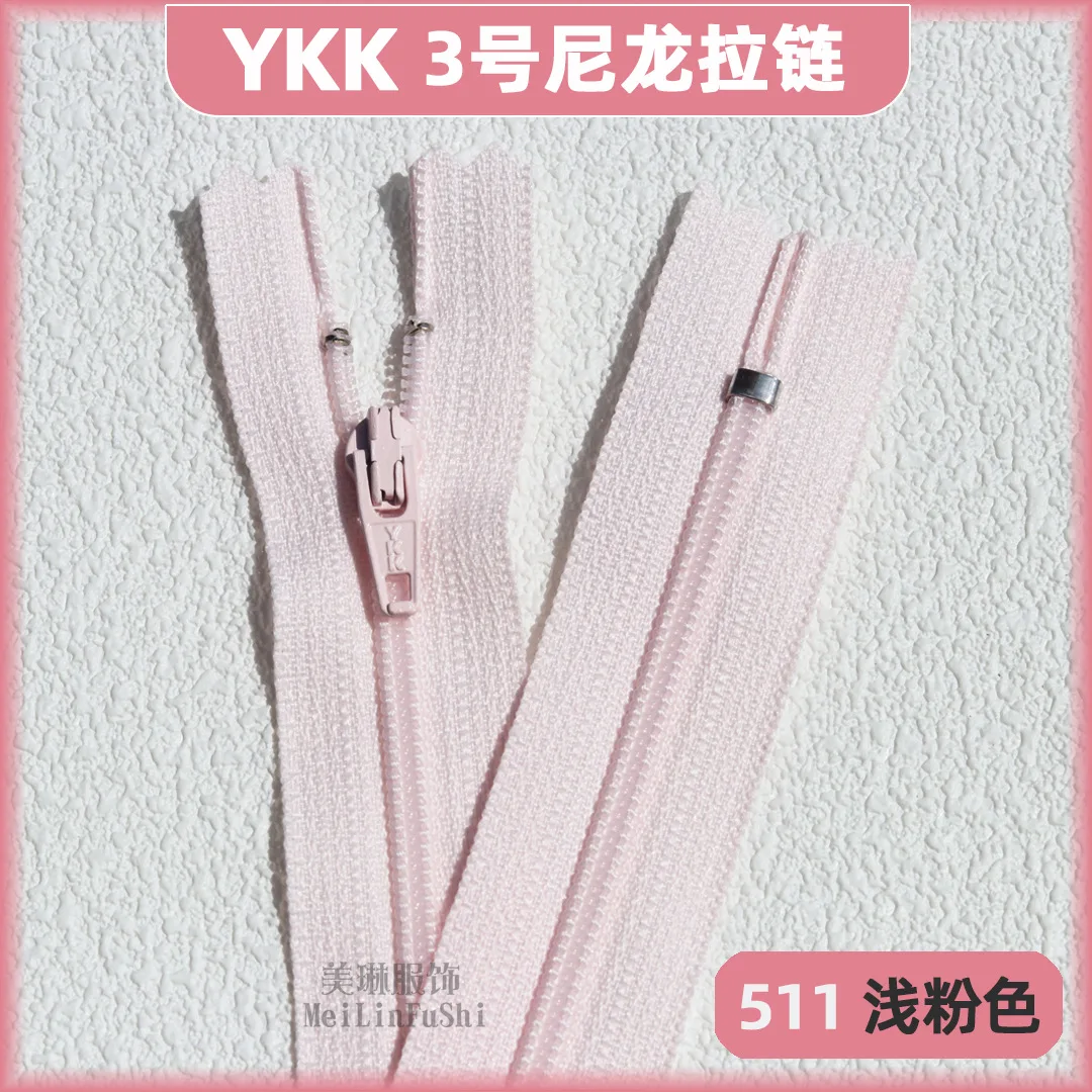 30 50 100 Stück YKK3 # Nylon-Reißverschluss mit geschlossenem Ende, 18 cm, Bekleidungszubehör, Original-Hosenreißverschluss – Detail 21