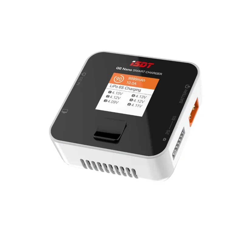 

Балансирующее зарядное устройство ISDT Q6 Nano Lipo, разрядник 8А 200 Вт DC 2-6S, цифровой смарт-Аккумулятор Li-Po Li-Hv Li-Fe NiMH Ni-Cd