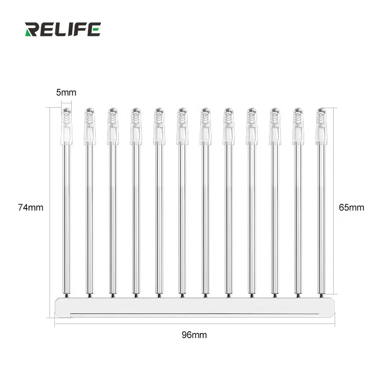 RELIFE RL-094 카메라 렌즈 먼지 청소기 스틱, 부품 손상 없음, 강력한 접착, 안전 먼지 제거 카메라 먼지 스틱, 48 개